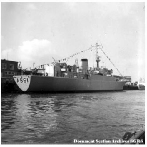 La Force Navale prend possession du Zinnia