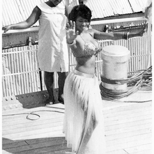 Show à bord du Kamina