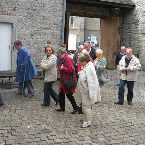 Dans la cour de l'Ecomusée