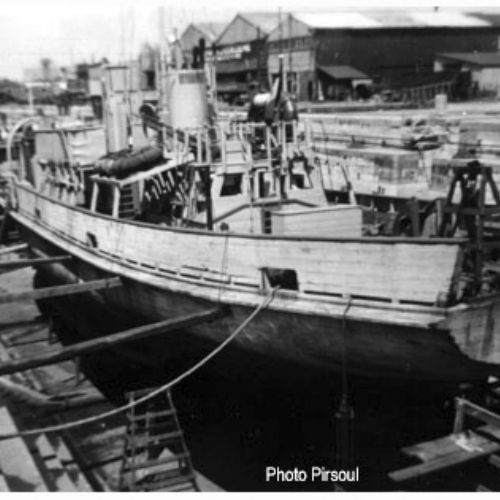 MMS 1020 en cale sèche à Gand