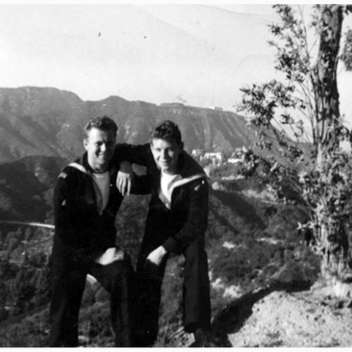 Beverly Hills en Hollywood dans le fond