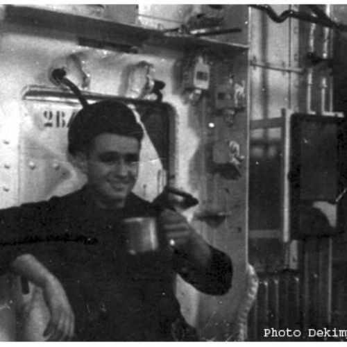 Dekimpe Luc matelot à borddu M900 Adrien de Gerlache Merci à la famille pour les photos ainsi que Plisnier Roland