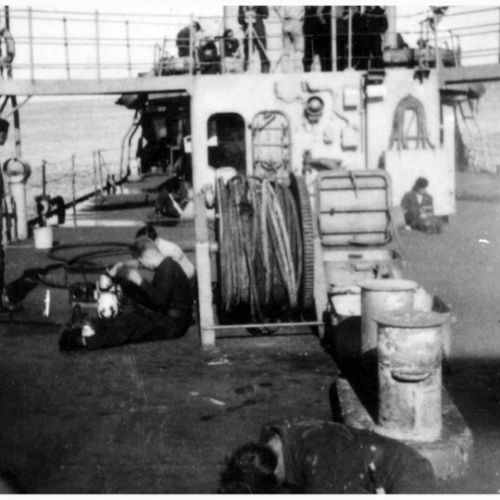 Pont arrière du Billet en 1948