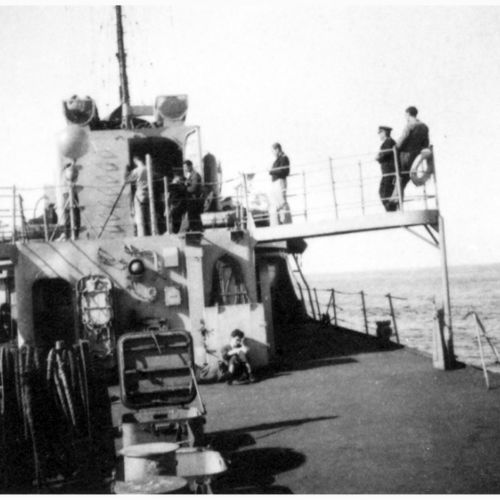 Pont arrière du Billet en 1948