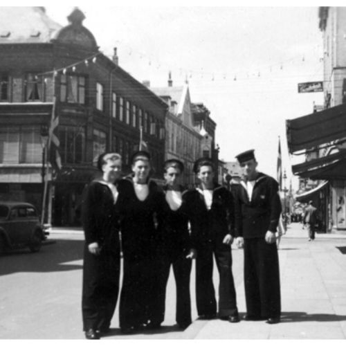 Equipage du Breyde à Tofbergl au Danemark en juin 1948