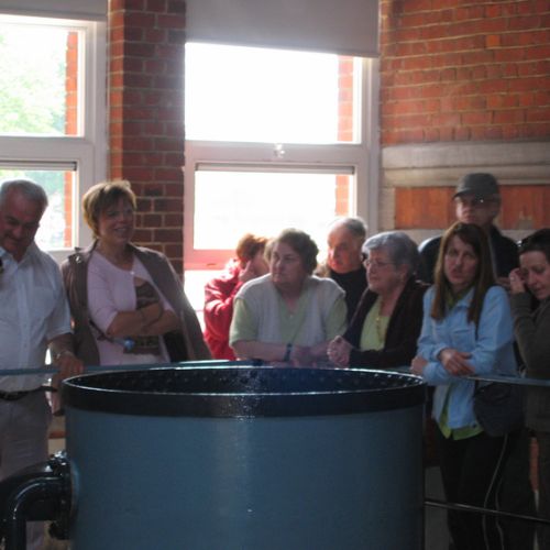 Salle des machines de l'ascenseur à bateaux